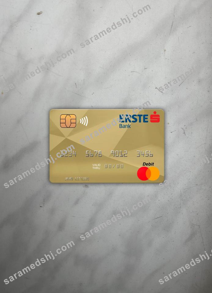 Hungary Erste Bank mastercard photolook front